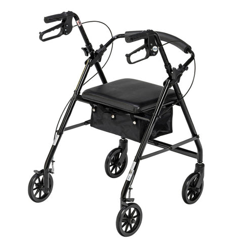 Aluminum Rollator, 6" Casters