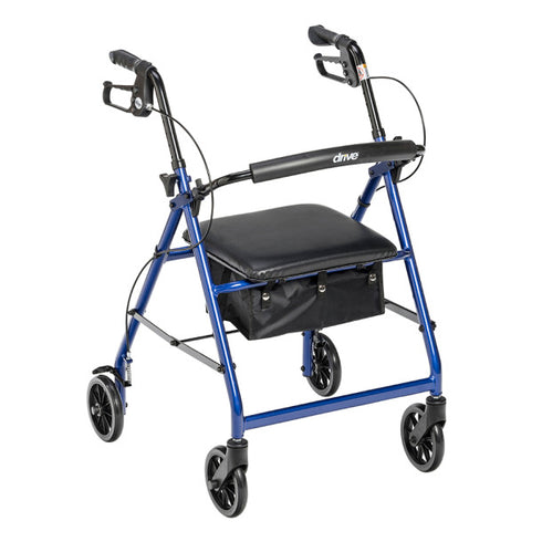 Aluminum Rollator, 6" Casters