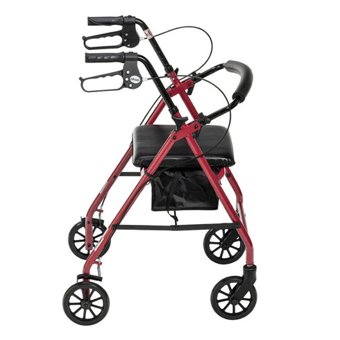 Aluminum Rollator, 6" Casters