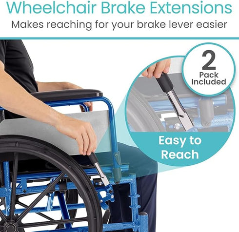 Wheelchair Brake Handle Extension