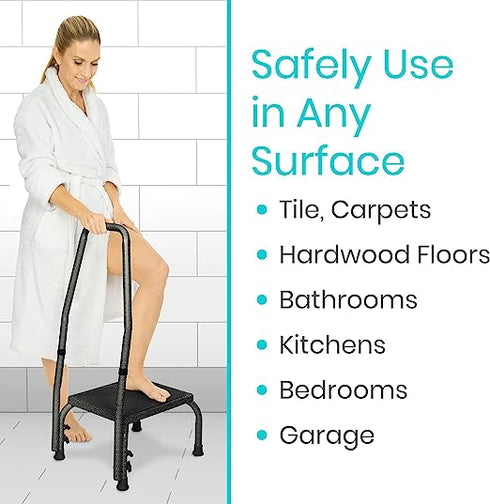 Step Stool with Handrail