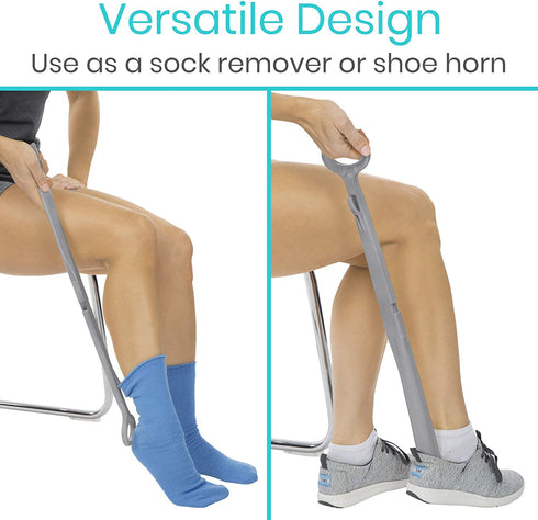 23" Shoe Horn with Sock Remover