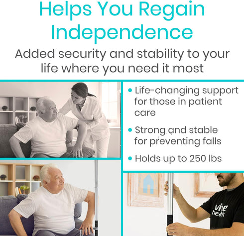 Floor to Ceiling Grab Bar