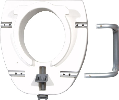 Premium plastic raised Elongated toilet seat