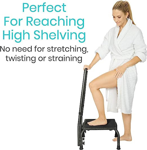 Step Stool with Handrail