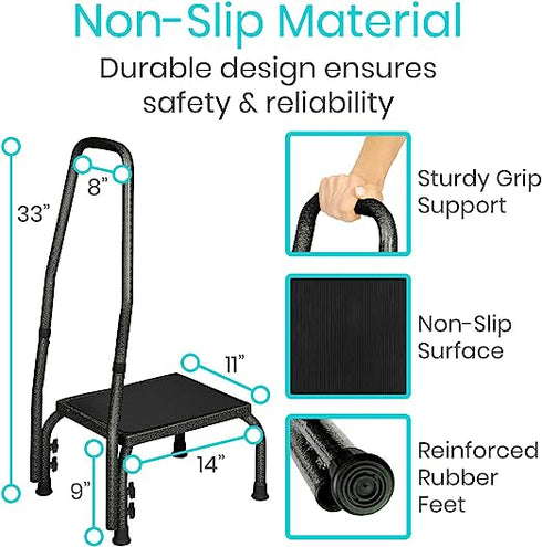 Step Stool with Handrail