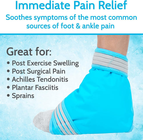 Dual Strap Ankle Hot and Cold Pack