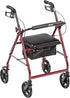 Aluminum Rollator Walker, 7.5" Casters