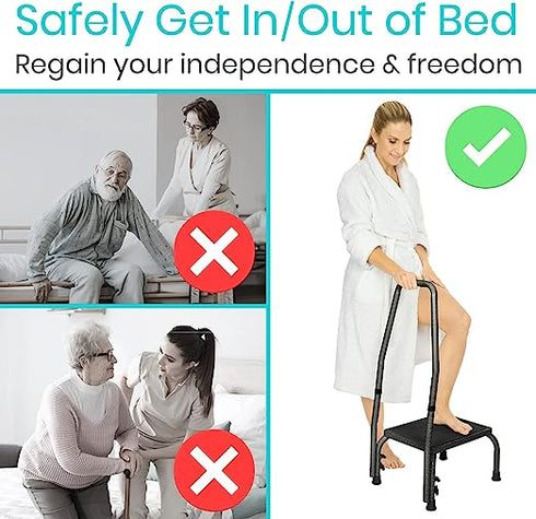 Step Stool with Handrail