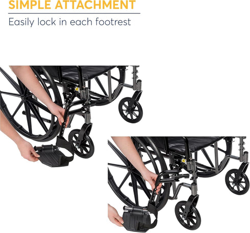 Swing-Away footrests (wheelchairs)