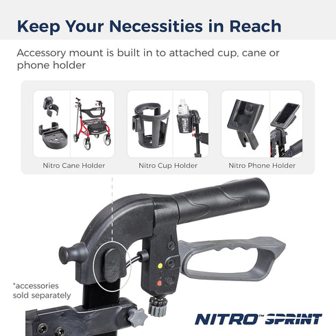 Nitro Sprint Rollator Tall