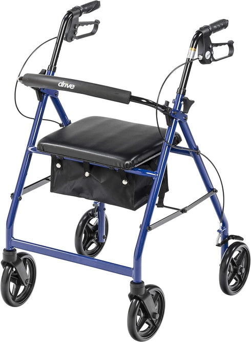 Aluminum Rollator Walker, 7.5" Casters