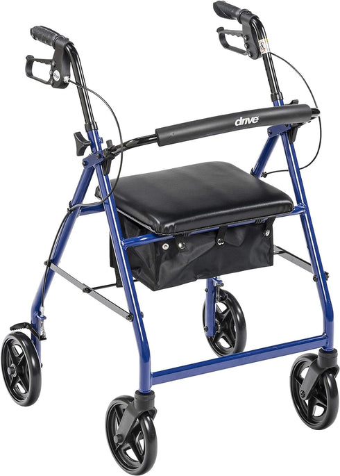 Aluminum Rollator Walker, 7.5" Casters