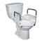 Raised Toilet Seat with Removable Arms