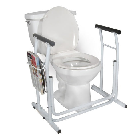 Free-standing toilet safety rail (drive)