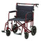 22" Bariatric Aluminum Transport Chair