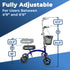 KneeRover Deluxe Knee Cycle Steerable Knee Walker