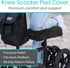 Knee walker pad cover, Faux Sheepskin