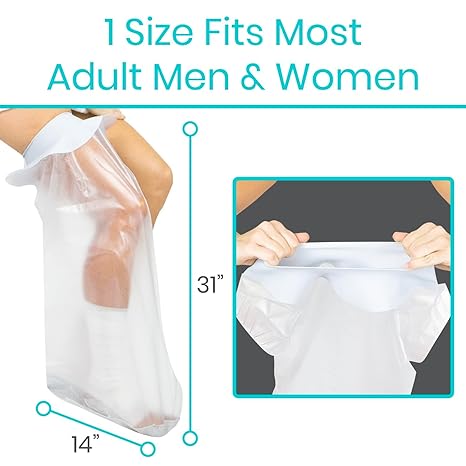 Leg Cast Cover, Watertight Seal