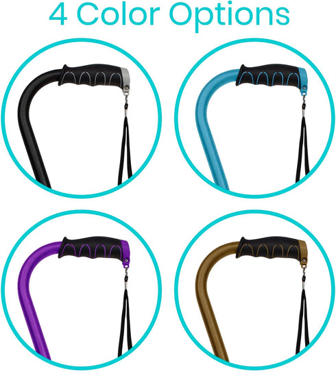 Quad Cane: Extra Stability, Adjustable