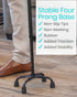 Quad Cane: Extra Stability, Adjustable