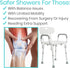 Shower Chair with Arms & Back