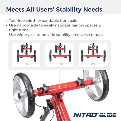 Nitro Glide Knee Walker