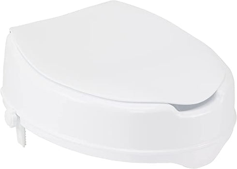 Raised Toilet Seat with Lid