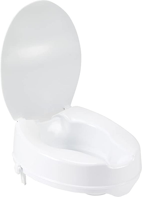 Raised Toilet Seat with Lid